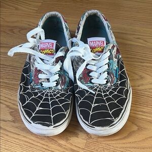 Marvel Comics Spiderweb Canvas Sneakers